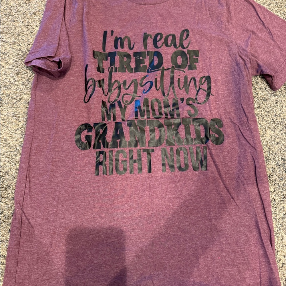 Bella Canvas Women's Graphic Tee in Purple